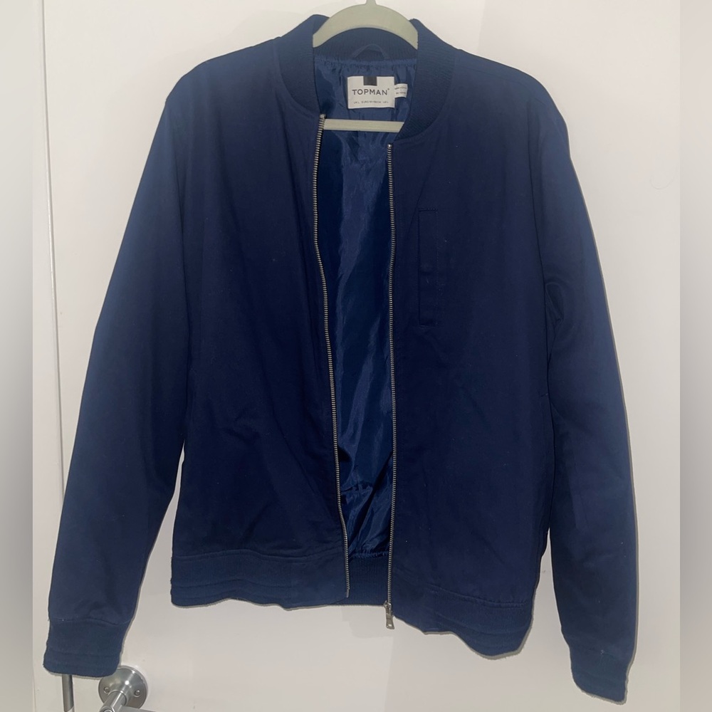 Navy Topman Bomber Jacket - Men